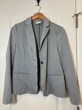 La bijou Heather Gray Single-Button Blazer #138